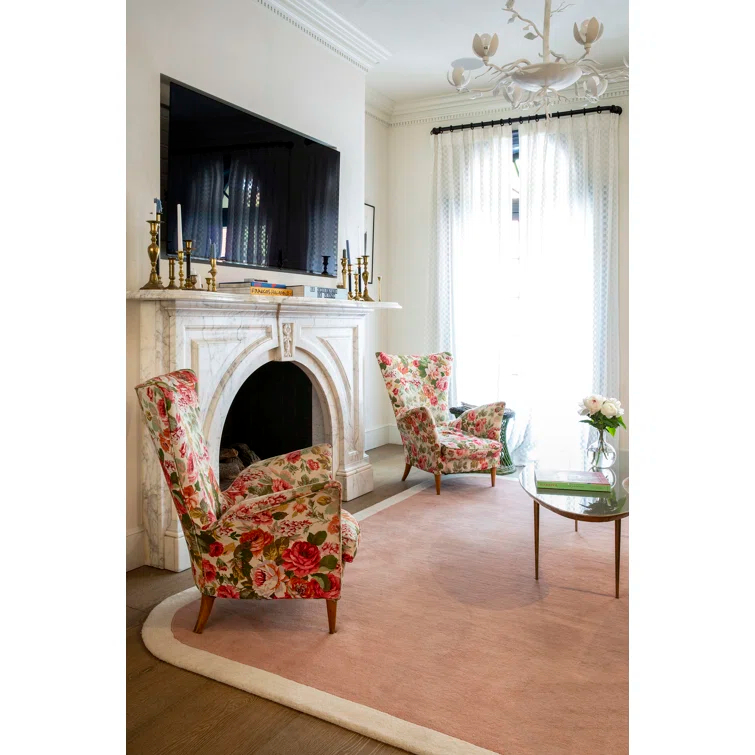 Tallulah Wool Pink Rug