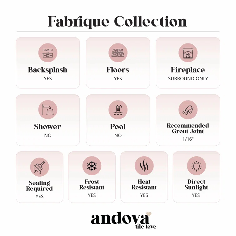 Fabrique 1-in. x 2-in. Basketweave Marble Look Polished Natural Stone Wall & Floor Mosaic Tile