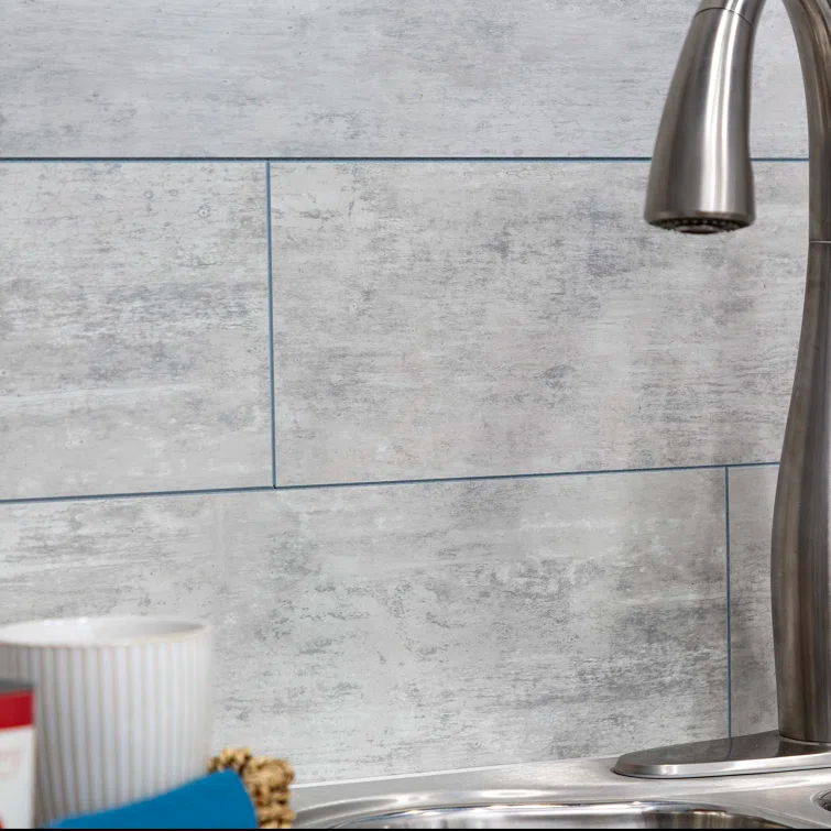 Palisade 22.8 in. x 7.31 in. Interlocking Vinyl Waterproof Wall/Backsplash Tiles