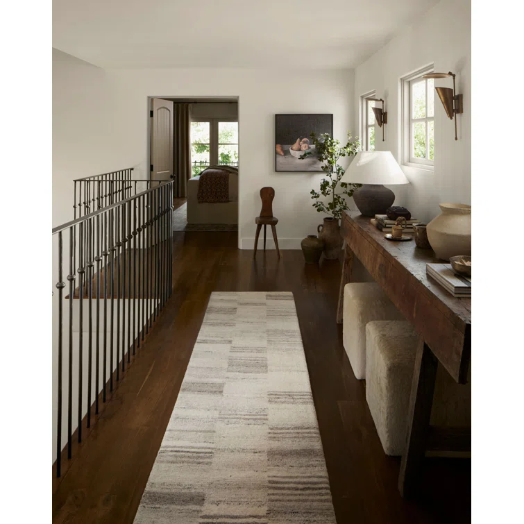 Amber Lewis x Loloi Rocky Ivory / Dove Area Rug