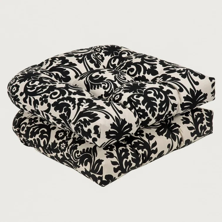 Pillow Perfect Outdoor 5'' Dining Chair Seat Cushion (Set of 2)