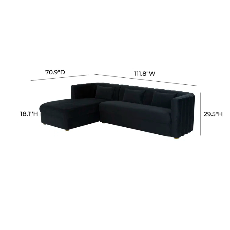 Velvet Sectional