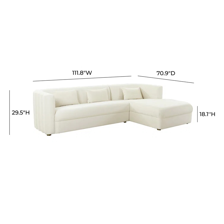 Velvet Sectional