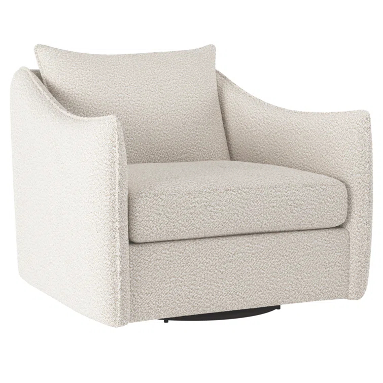 Joli Upholstered Swivel Armchair