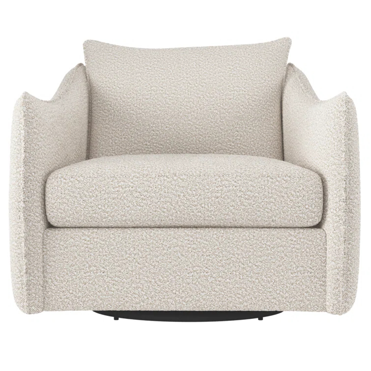 Joli Upholstered Swivel Armchair