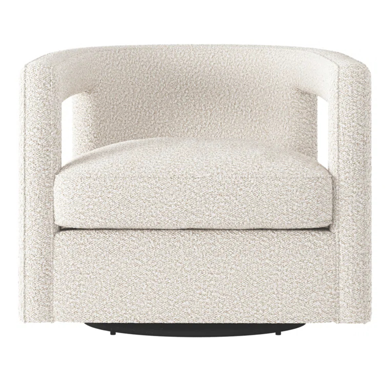 Alana Upholstered Swivel Barrel Chair