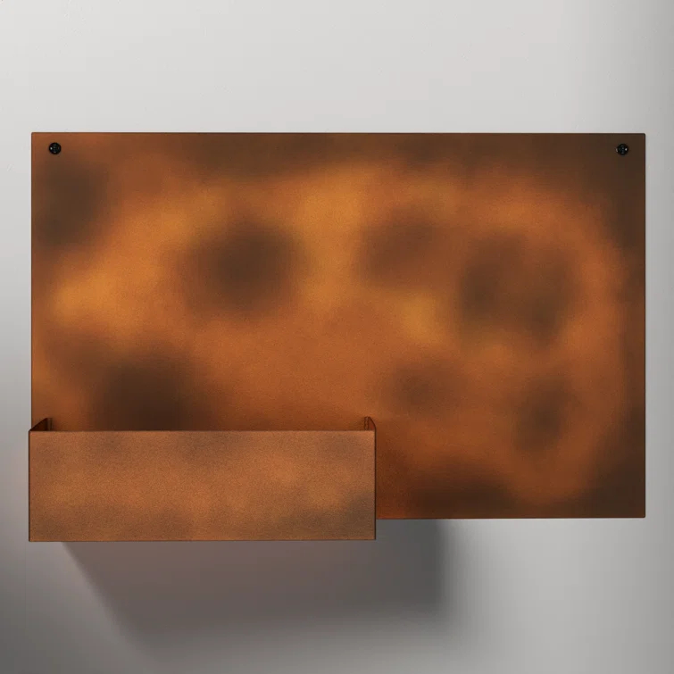 Kaiser Rust Finish Metal Indoor/Outdoor Wall Planter
