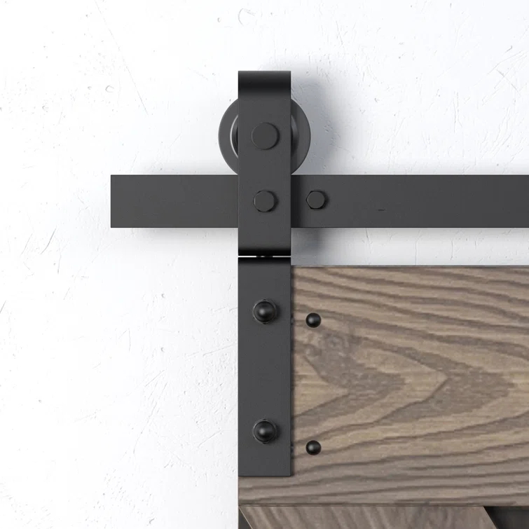 Coast Sequoia 84"H Embossing Bi-Fold Barn Door With Sliding Hardware Kit