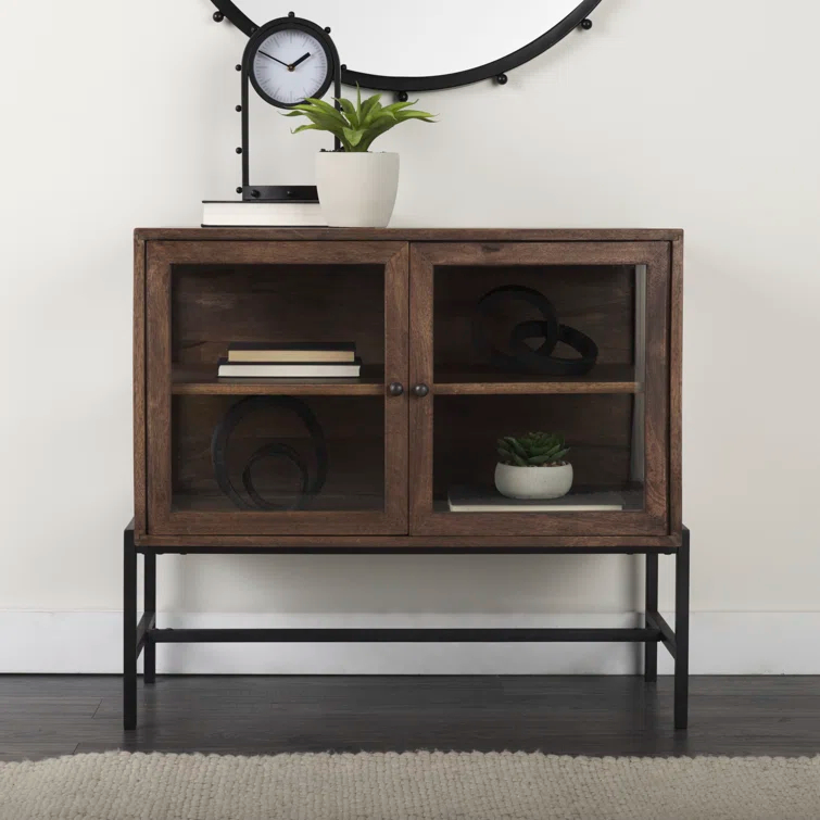 Warner Solid Wood Storage Cabinet