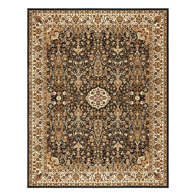 Gertmenian Majestic Vernon Traditional Oriental Floral Wide Border Area Rug