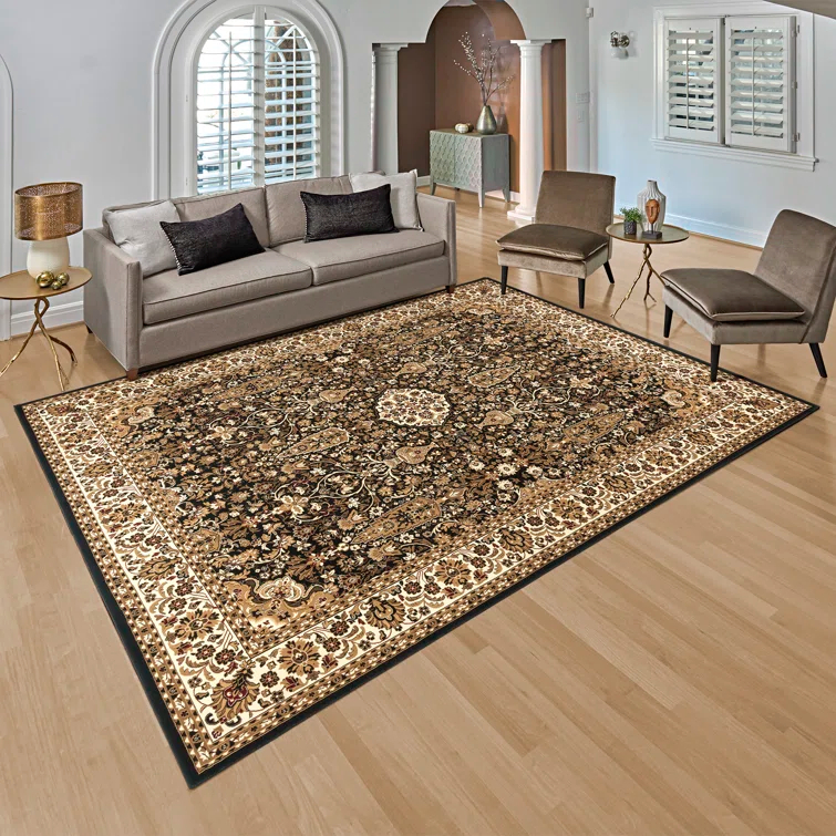 Gertmenian Majestic Vernon Traditional Oriental Floral Wide Border Area Rug