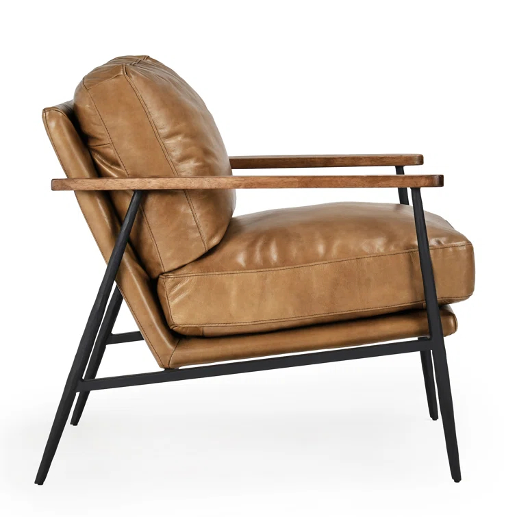 Arnold Genuine Leather Armchair