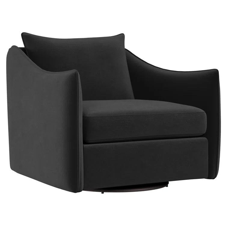 Joli Upholstered Swivel Armchair