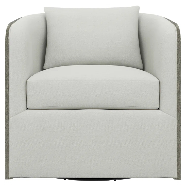 Eliot Upholstered Swivel Barrel Chair