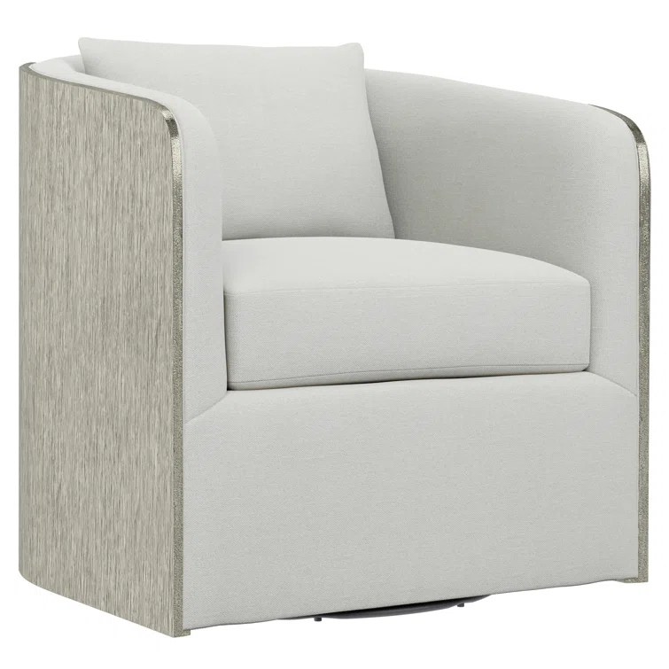 Eliot Upholstered Swivel Barrel Chair