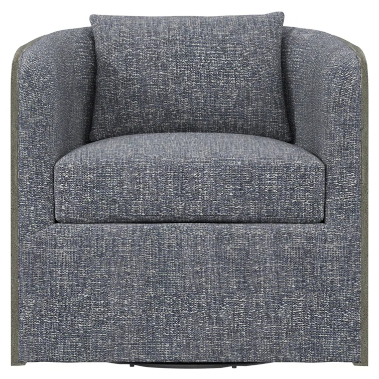 Eliot Upholstered Swivel Barrel Chair