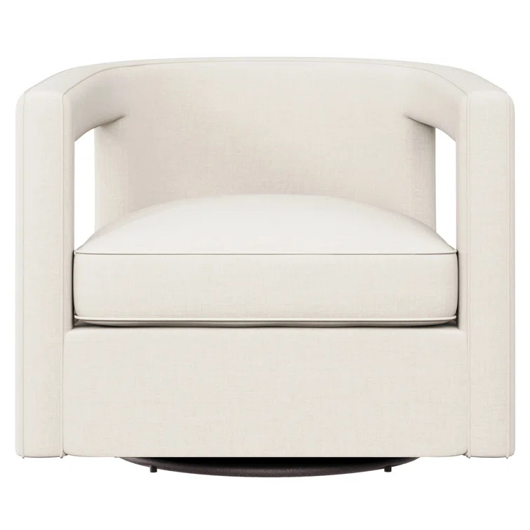 Alana Upholstered Swivel Barrel Chair