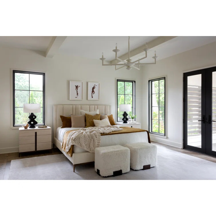 ErinnV X Universal Upholstered Panel Bed