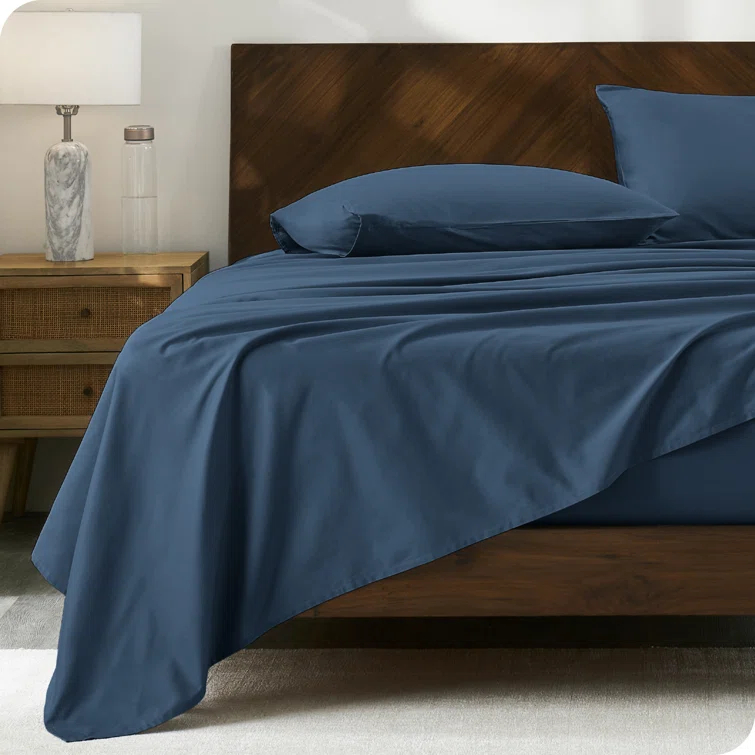 Bare Home 100% Cotton Percale Sheet Set