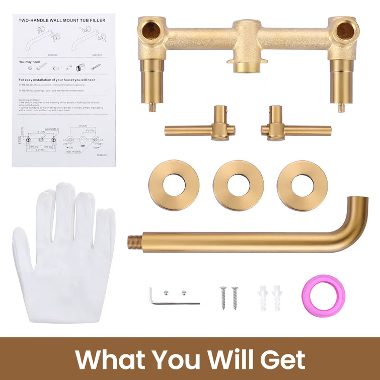 Wall Mounted Optional Bathroom Faucet