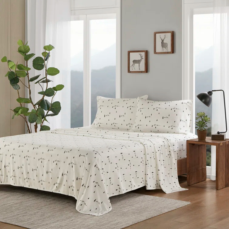 Woolrich 100% Cotton Flannel Sheet Set