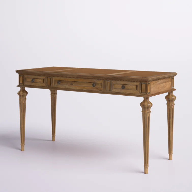 Lark Manor™ Ankaj Solid Wood Base Writing Desk