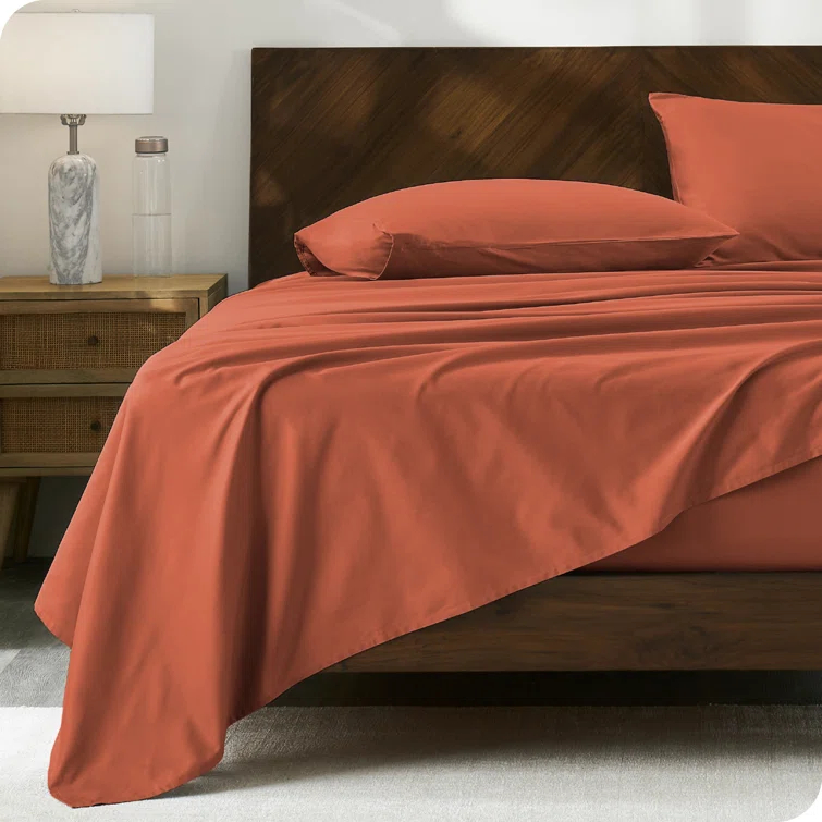 Bare Home 100% Cotton Percale Sheet Set