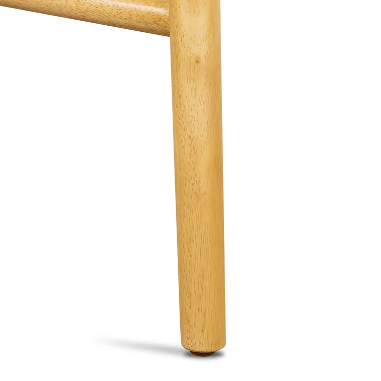 Sierra Butterscotch Leather Saddle-Style Adjustable Counter Stool in Smoked Natural
