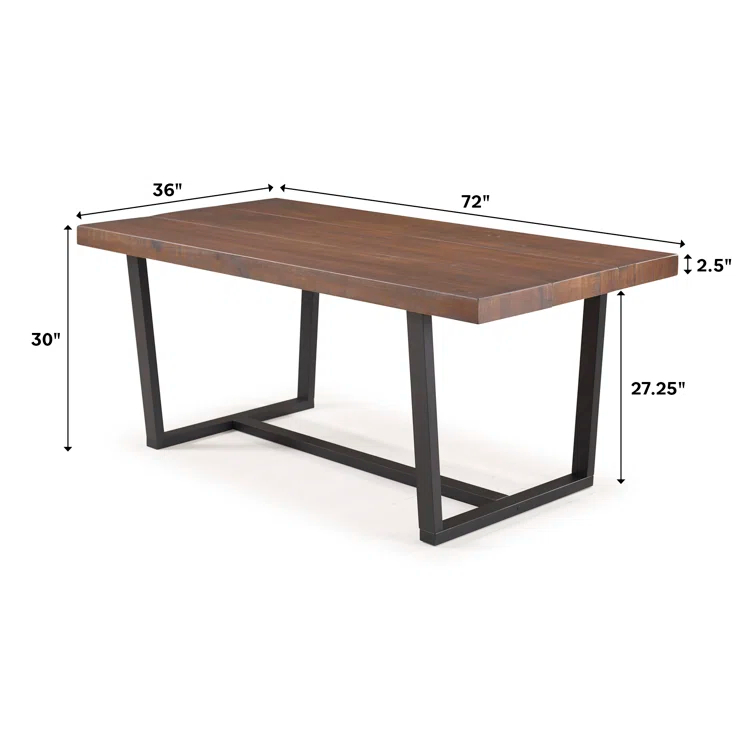 Amarapal Pine Solid Wood Dining Table