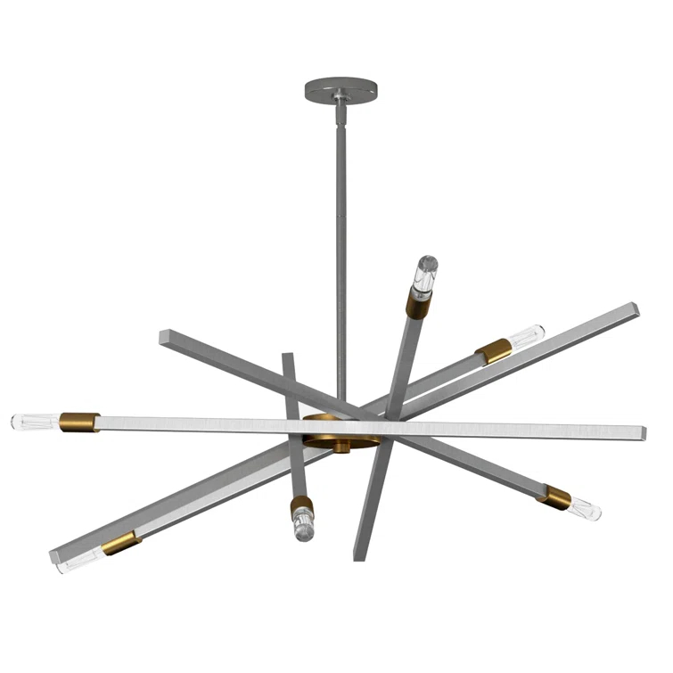 Archer 6 - Light Sputnik Modern Linear Chandelier