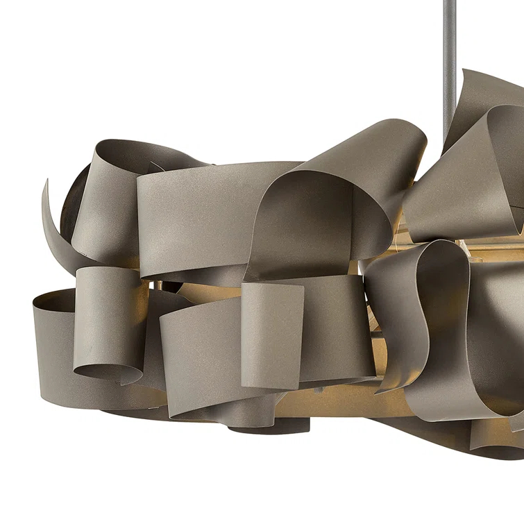 Delfina Five-Light Chain-Hung Modern Chandelier
