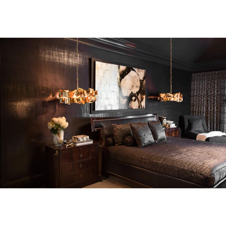Delfina Five-Light Chain-Hung Modern Chandelier