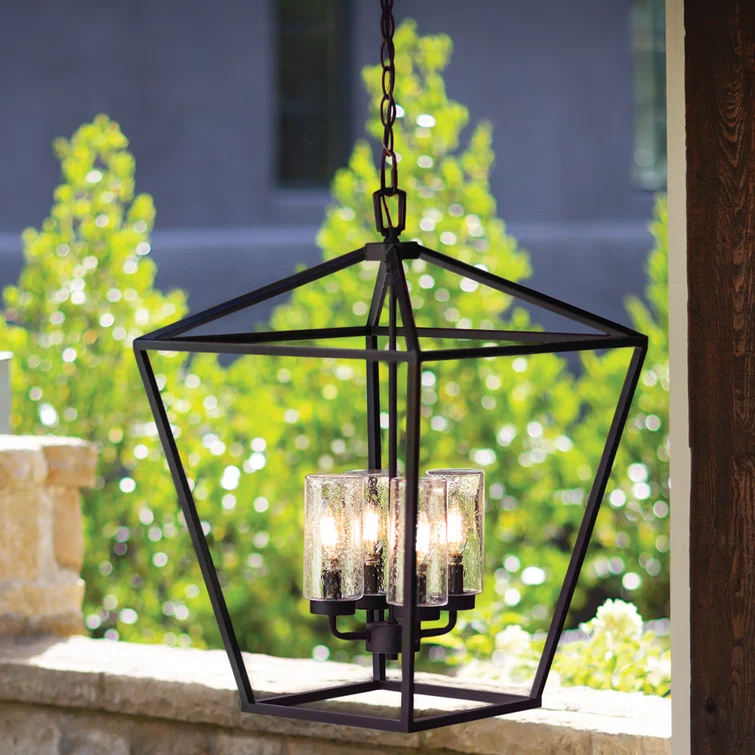 Alford Place 4-Light Outdoor 12v Chandelier w/ LEDs Included