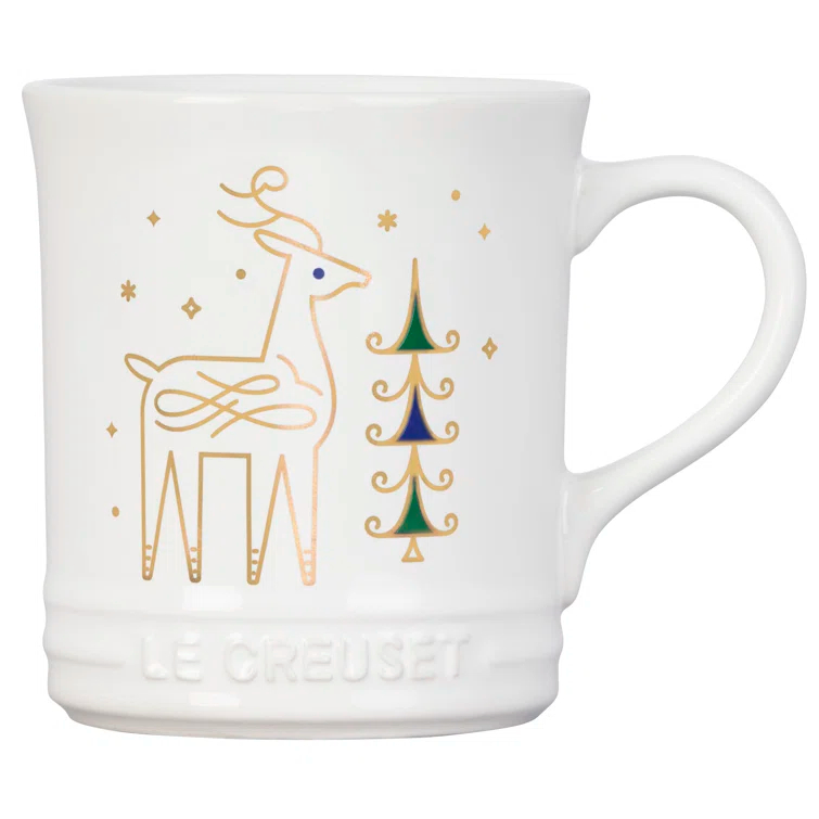 Le Creuset Noel 14 Oz. Reindeer Mug