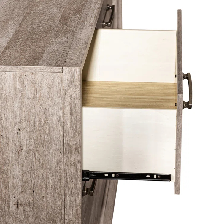 Kemondre Panel Bed, Dresser & Mirror Set