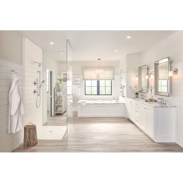 Moen Belfield Two Handle 8 in. Widespread Bathroom Faucet Trim Kit, Valve Required