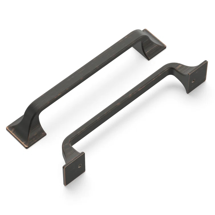 Forge Kitchen Cabinet Handles, Solid Core Drawer Pulls for Cabinet Doors, 5-1/16" (128mm)