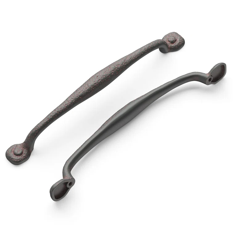 Refined Rustic Kitchen Cabinet Handles, Solid Core Drawer Pulls for Cabinet Doors