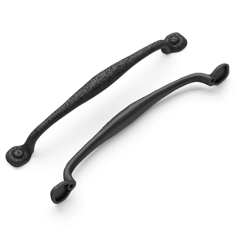 Refined Rustic Kitchen Cabinet Handles, Solid Core Drawer Pulls for Cabinet Doors