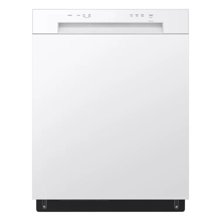 Front Control Dishwasher with LoDecibel Operation and Dynamic Dry