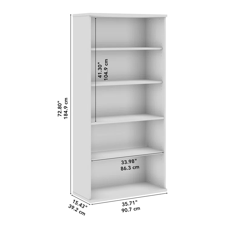Studio C 73" H x 36" W Bookcase