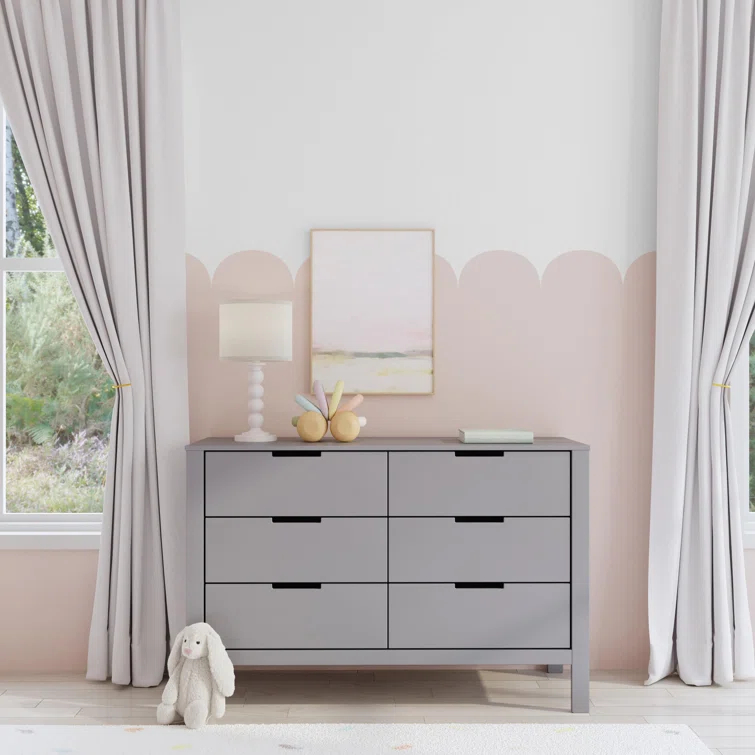 Colby 6 Drawer 51.25" W Double Dresser
