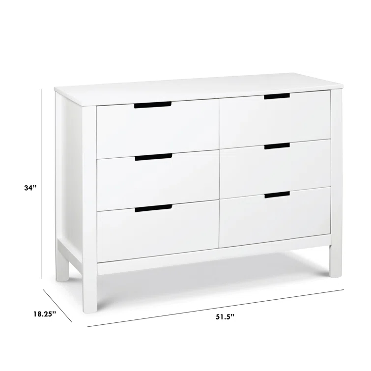 Colby 6-Drawer Dpuble Dresser