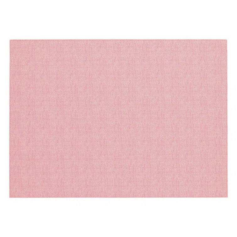 Turquoise Vinyl Rectangle Placemat Set