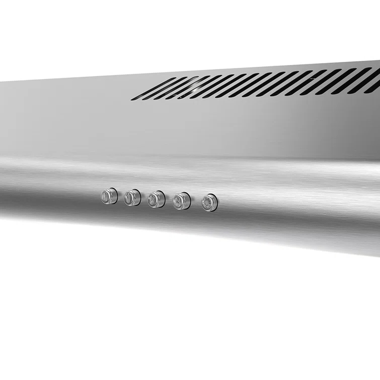Streamline Amendola 36" 80 Cubic Feet Per Minute Convertible Under Cabinet Range Hood with Mesh Filter and Light Included