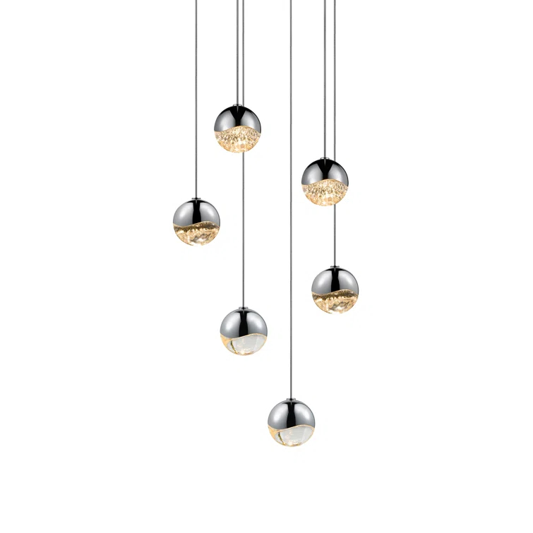 Grapes 6 - Light LED Cluster Pendant