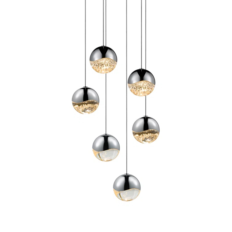 Grapes 6 - Light LED Cluster Pendant