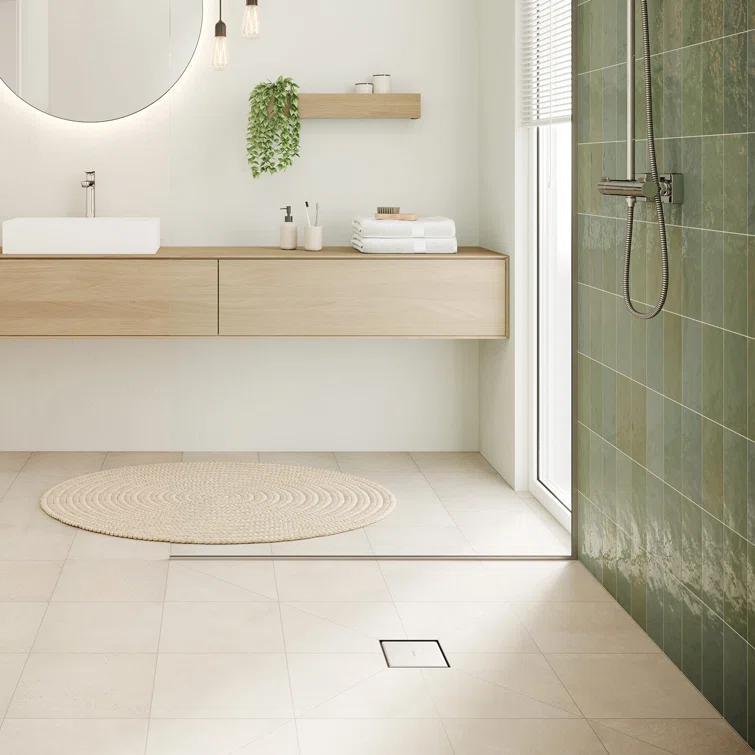 Rain Brilliance 4" x 4" Trim Tileable Rear Cover and Rough