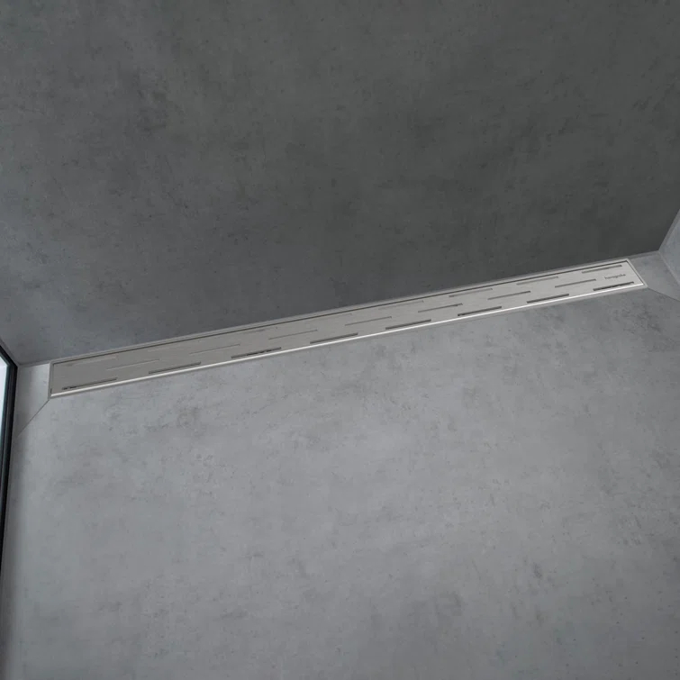 Rain Match Trim Classic 59 1/8" Linear Grid Shower Drain
