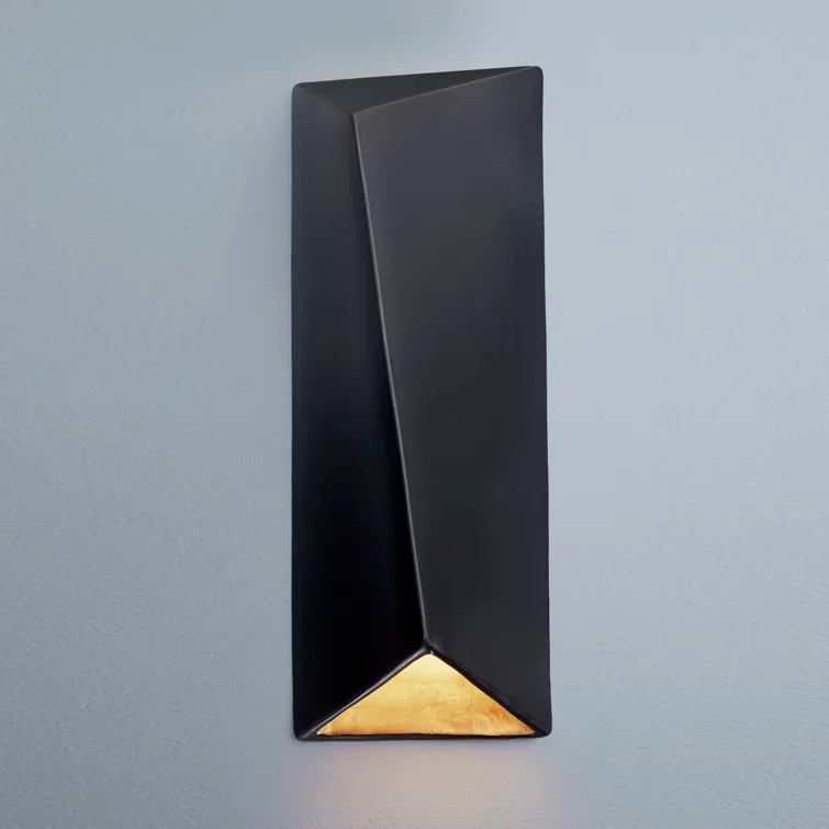 Carbon Matte Black 22" Hand-Finished Outdoor Wall Sconce